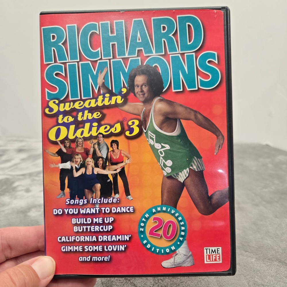 Richard Simmons Sweatin to the Oldies 3 DVD 20th Anniversary Edition Time Life